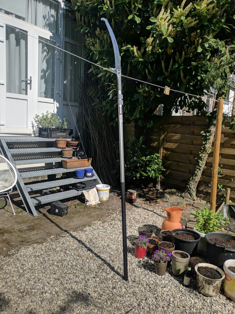 Stokzaag telescoopzaag telescopisch uitschuifbare boomzaag tot 5 meter