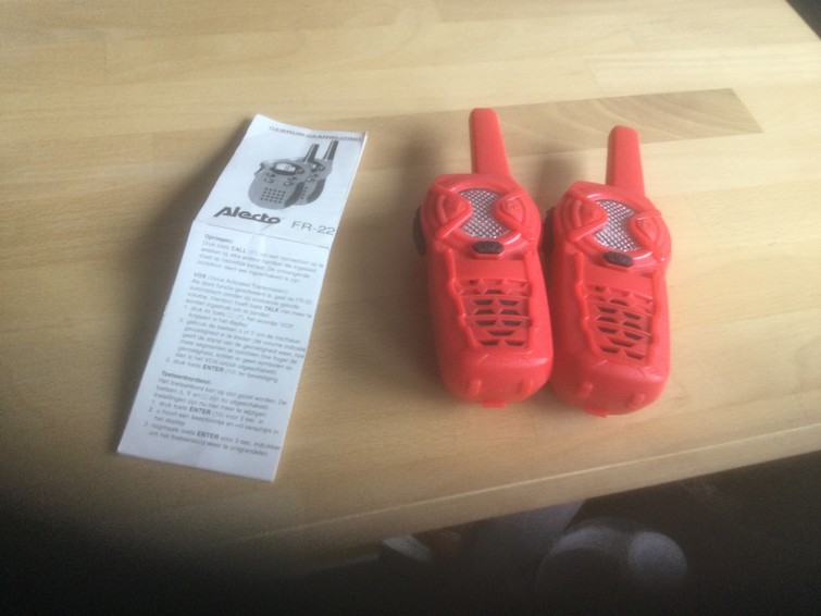 Walkie talkies