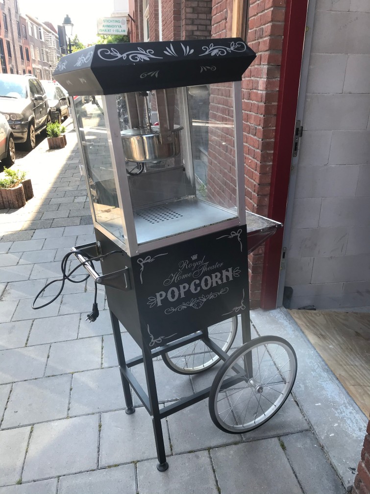 Ouderwets popcorn karretje