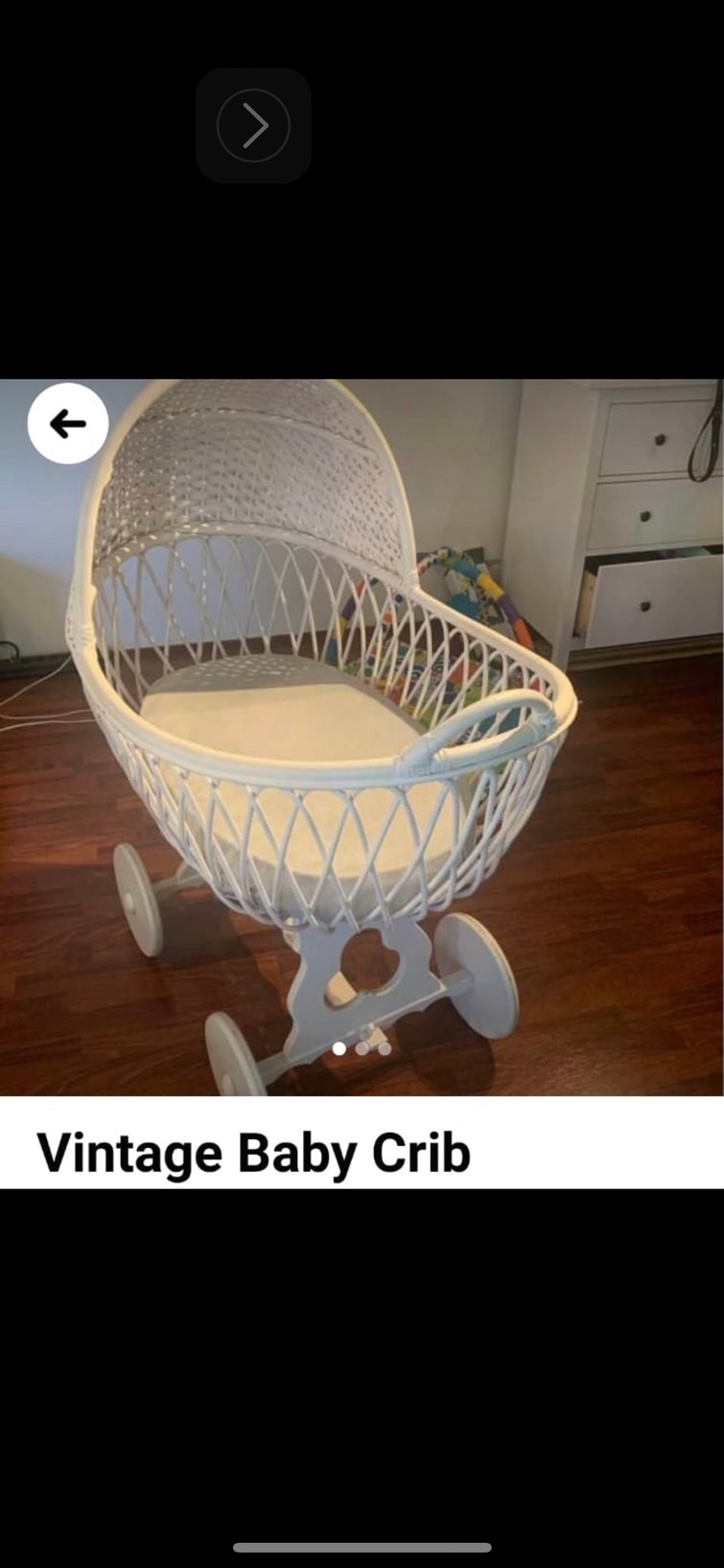 Baby wieg tot 5 maanden