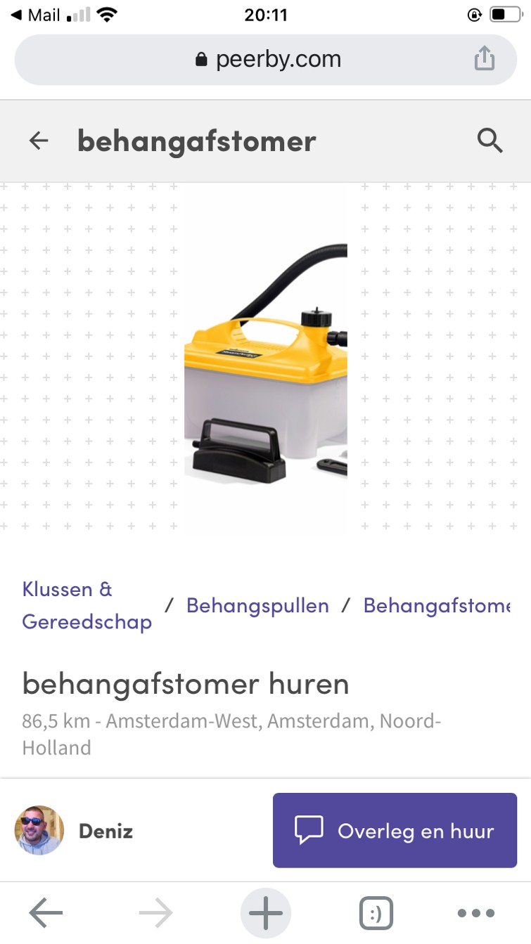 Behangafstomer