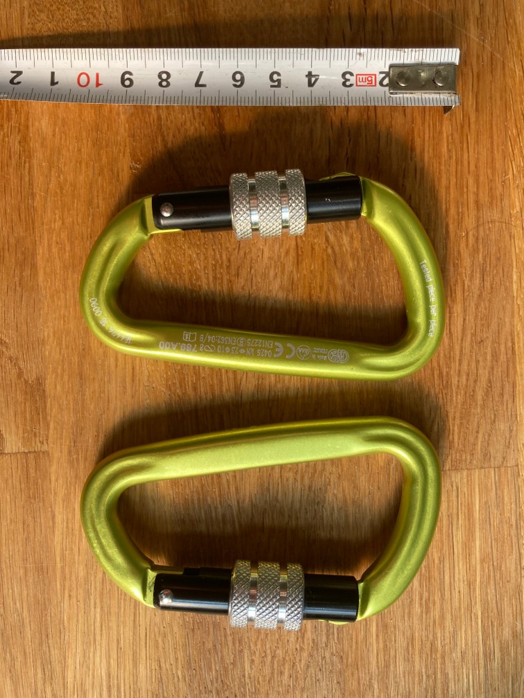Schroefkarabiner 2x