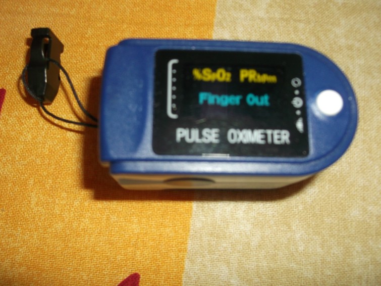 Saturatie meter en hartslagmeter in 1
