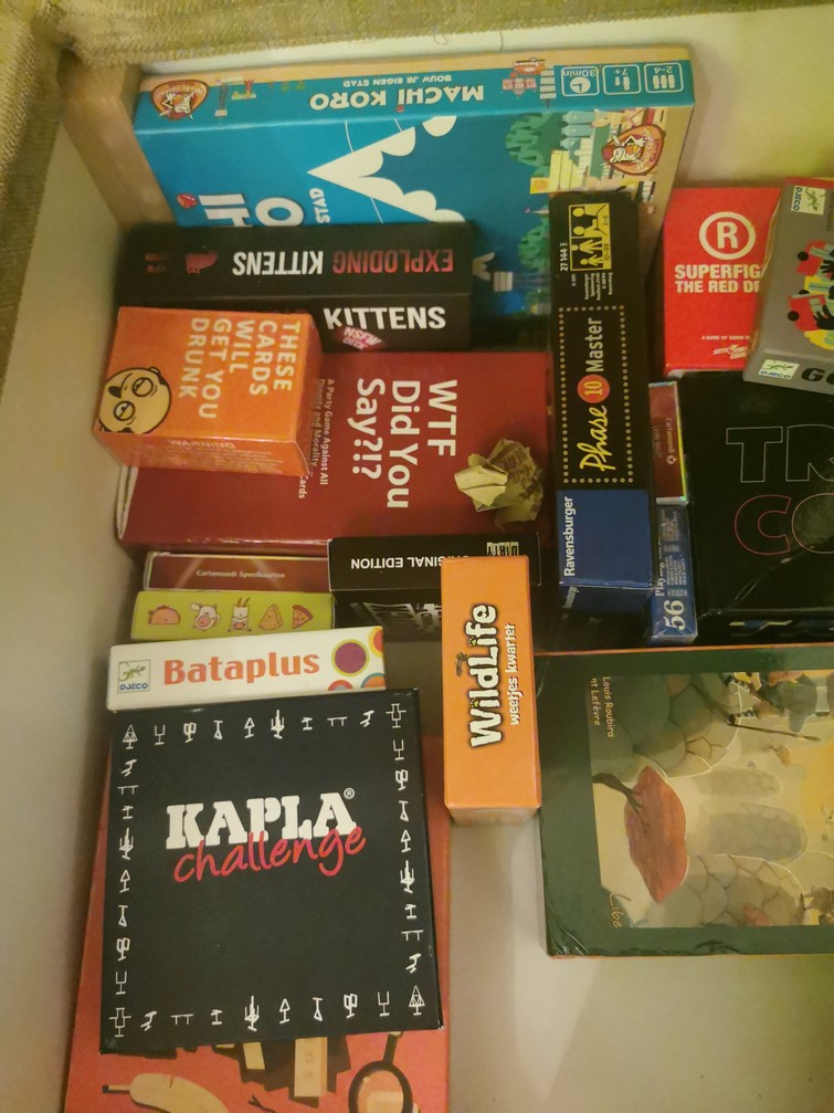 Bord en kaartspellen (te leen/huur)