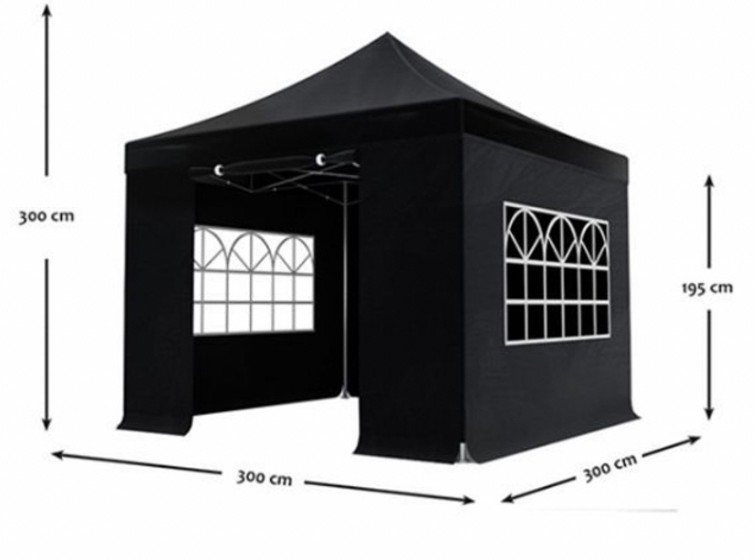 Party tent (3mx3m) met zijkanten huren
