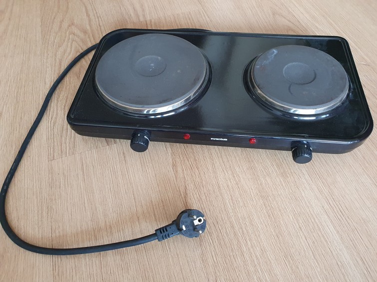 Elektrische kookplaat (2 pits)
