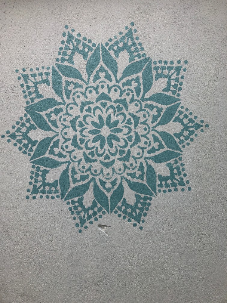 Mandala groot voor muur of vloer