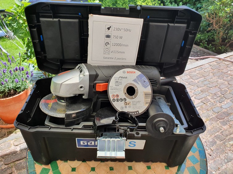Haakse slijper voor 115mm schijven