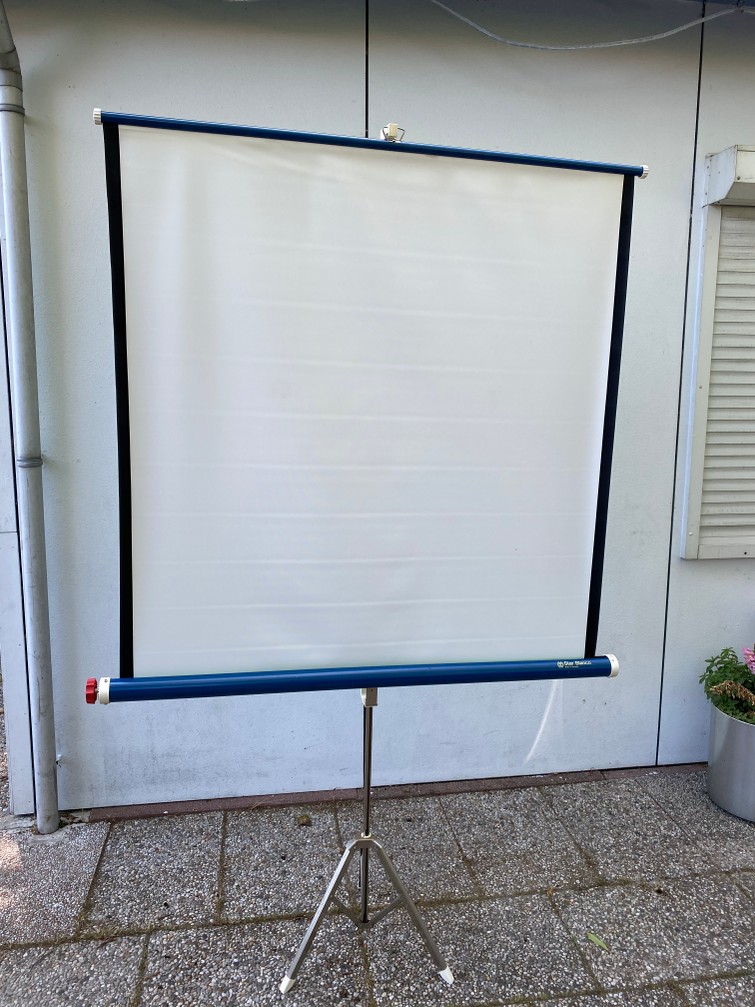 projectie scherm 120x120cm
