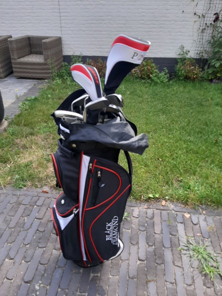 Golfset met tas