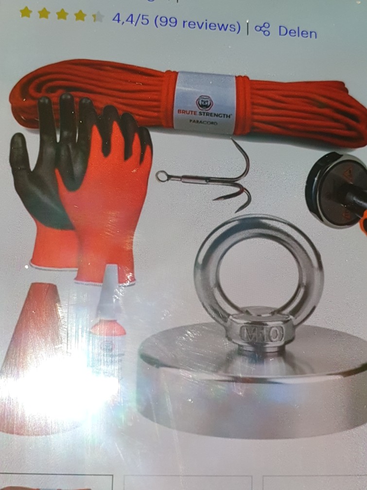 Magneet voor magneet vissen
