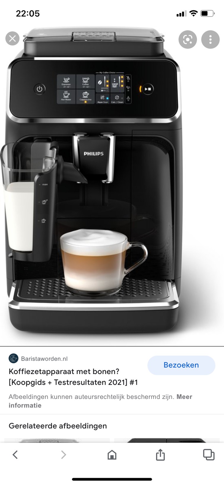 Cappuccino apparaat