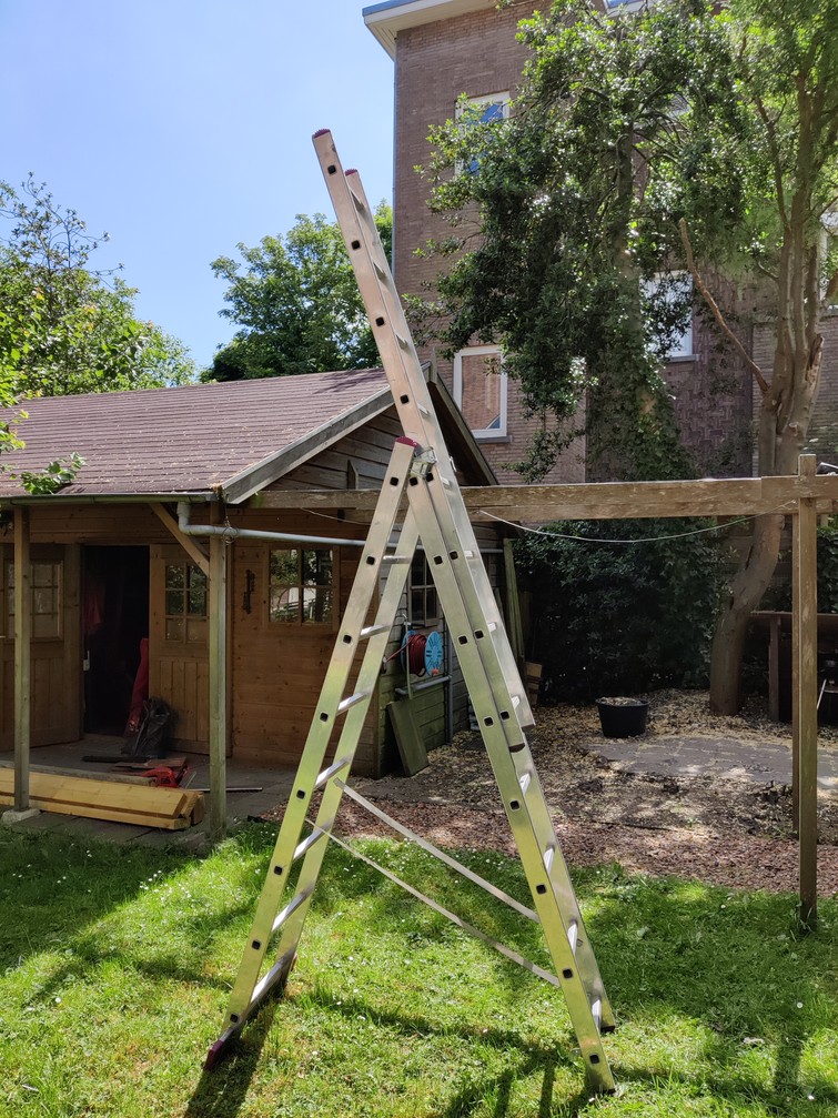 Opsteekladder 6m (uitschuifbaar)