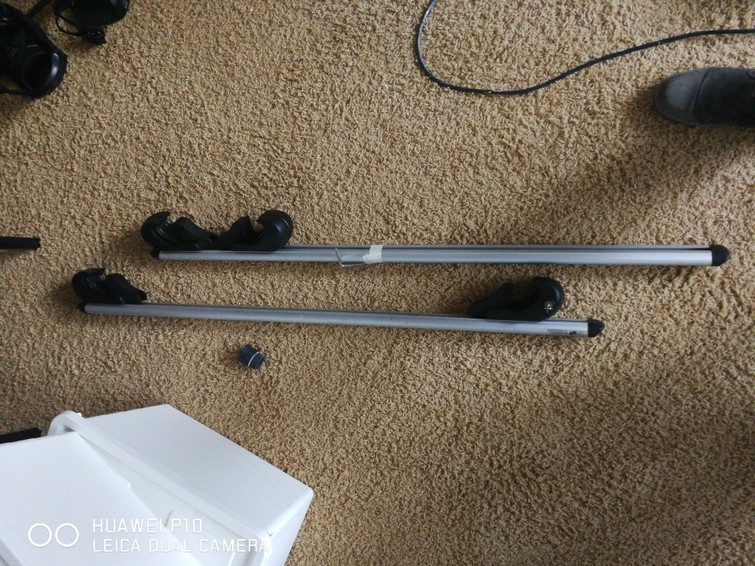 Dakdragers voor open dakrails 120cm