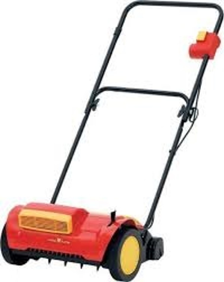 verticuteren Verticuteermachine elektrisch Wolf Garten Te huur