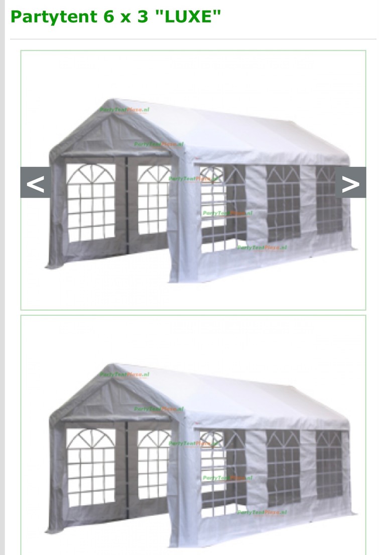 Partytent 6x3 m