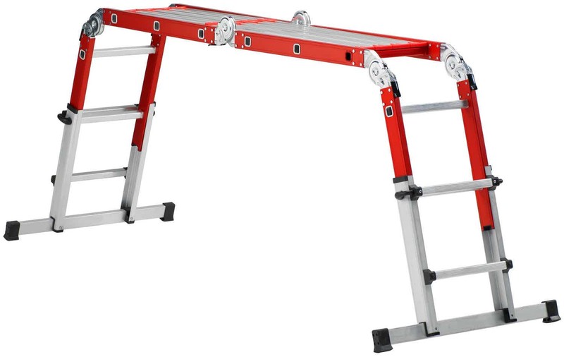 kiespijn Theoretisch efficiëntie Multifunctionele ladder, 3.35 meter lang. Te gebruiken als steiger of  gewone ladder huren in Amsterdam | Peerby
